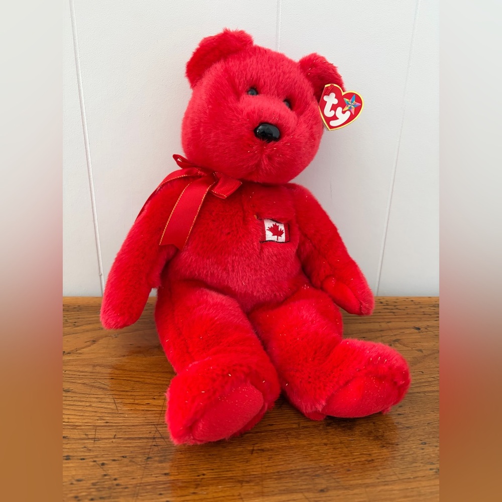 2001 Ty Beanie Buddy “Pierre” the  Red Canada Bear